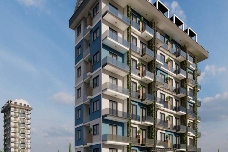 Luxuriöse Wohnungen zum Verkauf in Demirtaş, Alanya